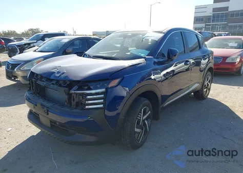 2025 Nissan Kicks Sv Fwd from USA, damaged, VIN 3N8AP6CAXSL314627